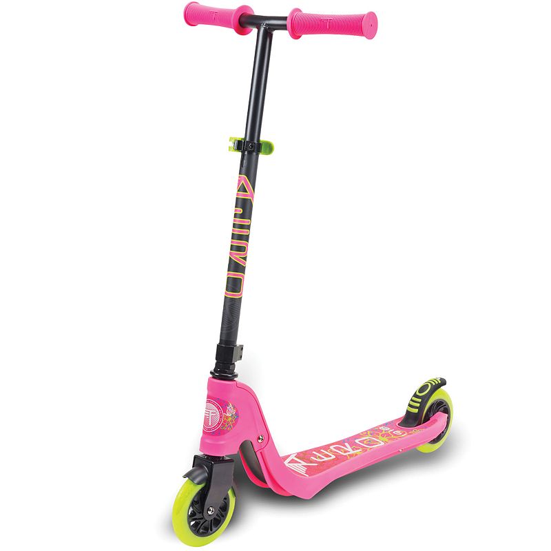 Flybar Aero Kick 2-Wheel Scooter with Lights - Light Pink, Multicolor