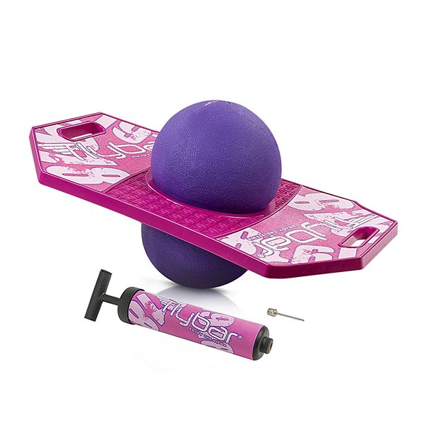 Flybar Pogo Ball Trick Board With Grip Tape & Ball Pump