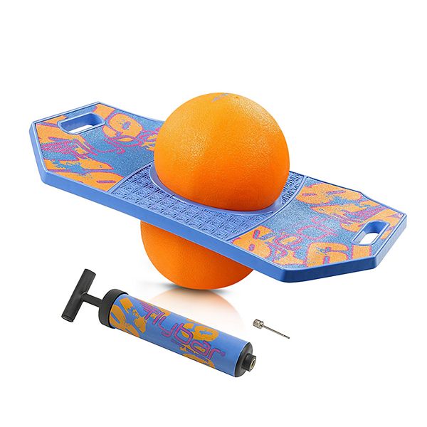 Flybar Pogo Ball Trick Board With Grip Tape & Ball Pump