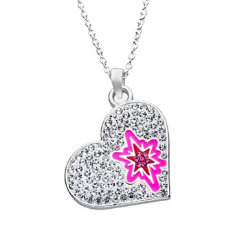 My Little Pony Twilight Sparkle Cutie Mark Silver Plated Bling Pendant Necklace