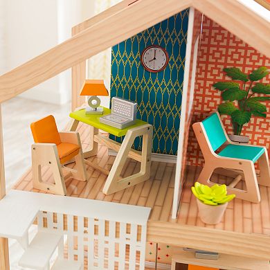 Girls KidKraft So Stylish Mansion Dollhouse with EZ Kraft Assembly