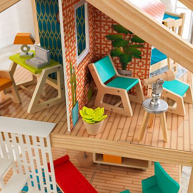 Girls KidKraft So Stylish Mansion Dollhouse with EZ Kraft Assembly