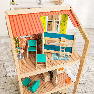 Girls KidKraft So Stylish Mansion Dollhouse with EZ Kraft Assembly