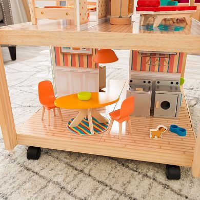 Girls KidKraft So Stylish Mansion Dollhouse with EZ Kraft Assembly
