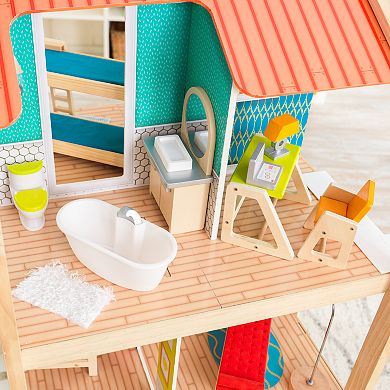 Girls KidKraft So Stylish Mansion Dollhouse with EZ Kraft Assembly