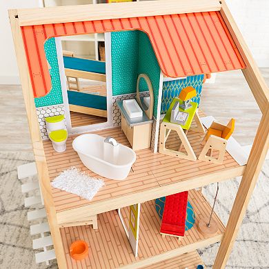 Girls KidKraft So Stylish Mansion Dollhouse with EZ Kraft Assembly