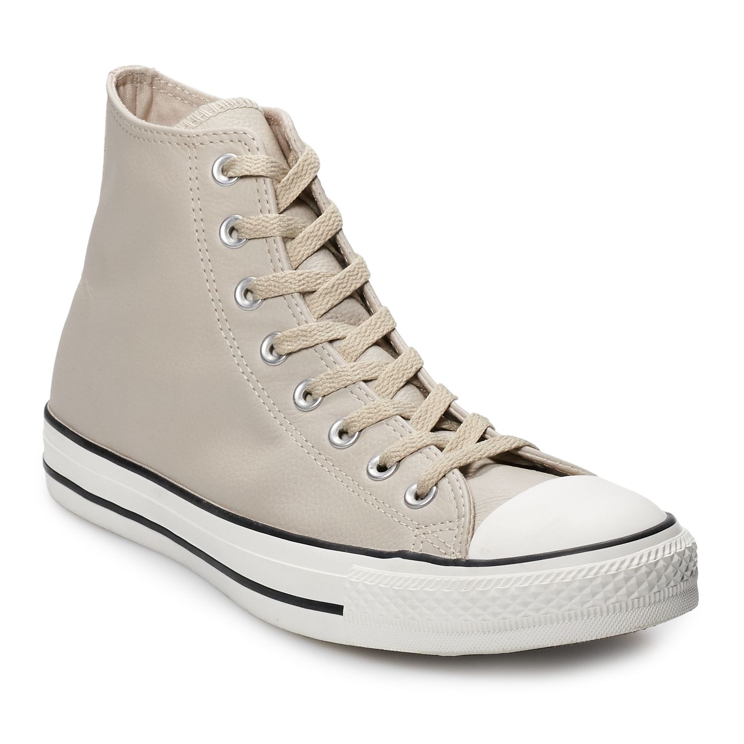 mens leather high top converse