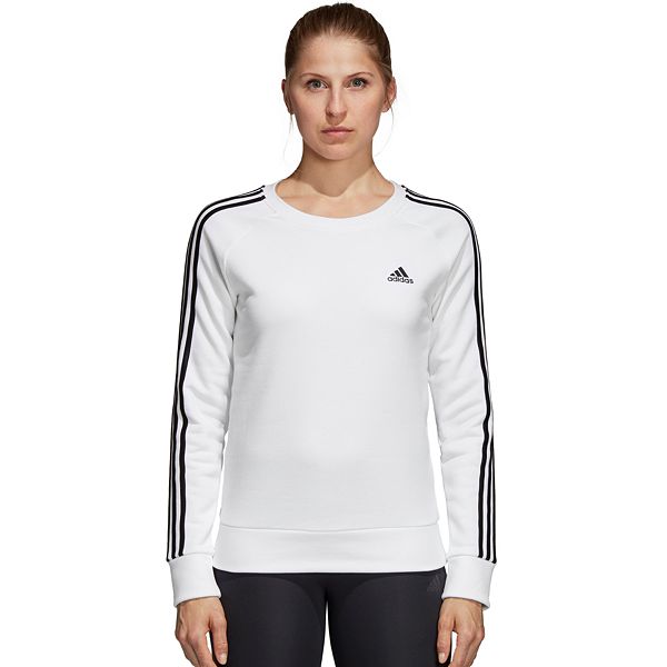 Women's adidas 3Stripe Fleece Crew Sweatshirt