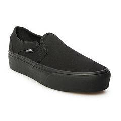 All black shop vans ladies