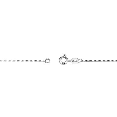 Gemminded Sterling Silver Black Onyx Diamond Accent Pendant Necklace