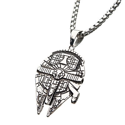 Star Wars Stainless Steel Millenium Falcon Pendant