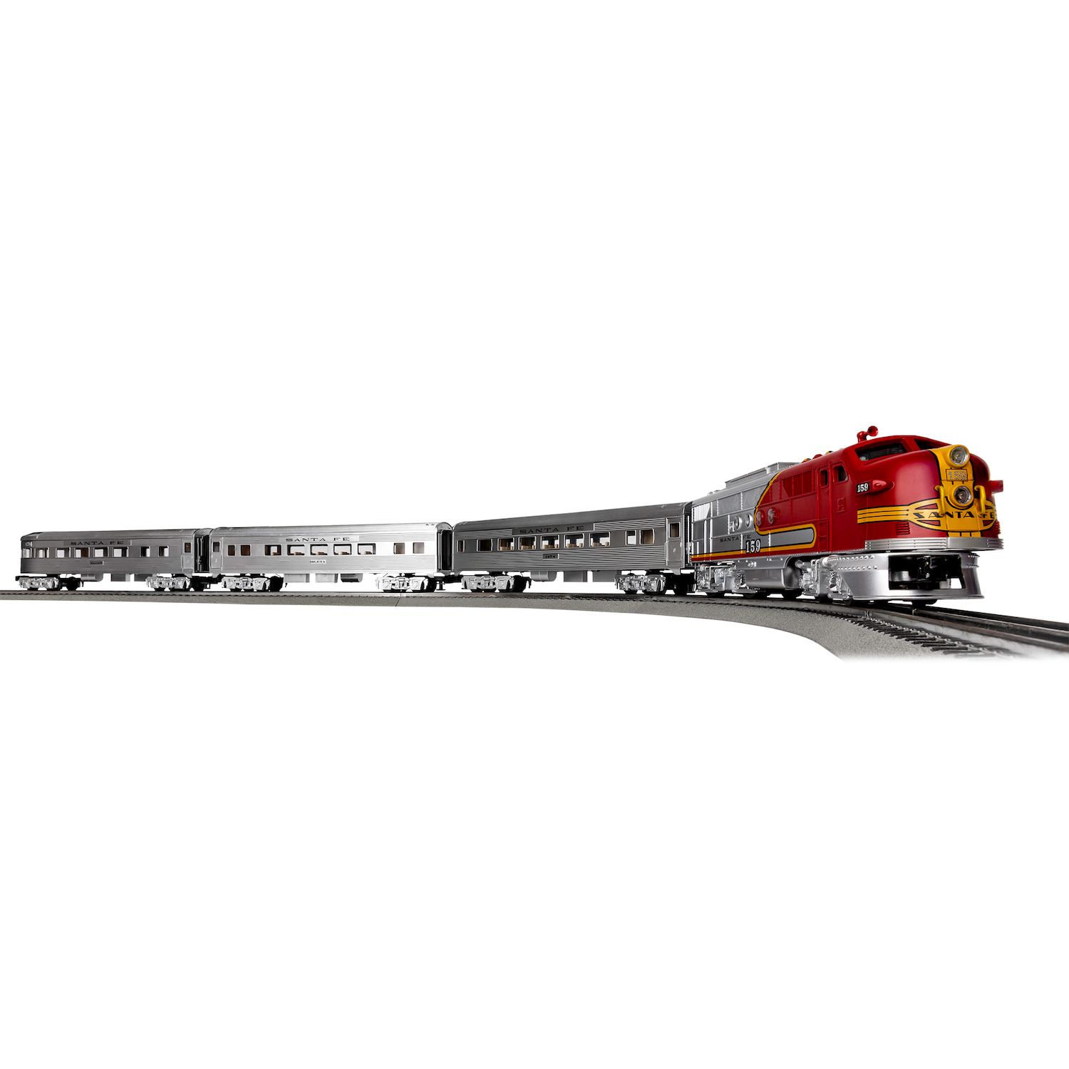 lionel santa fe super chief lionchief set with bluetooth