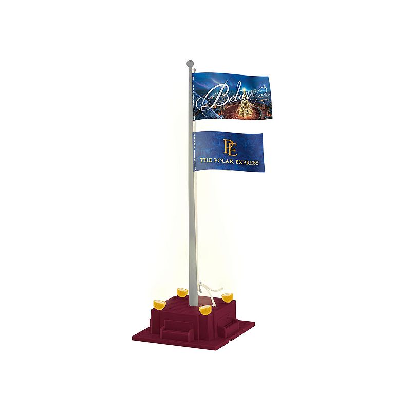 Lionel The Polar Express Plug-Expand-Play Flagpole, Multicolor