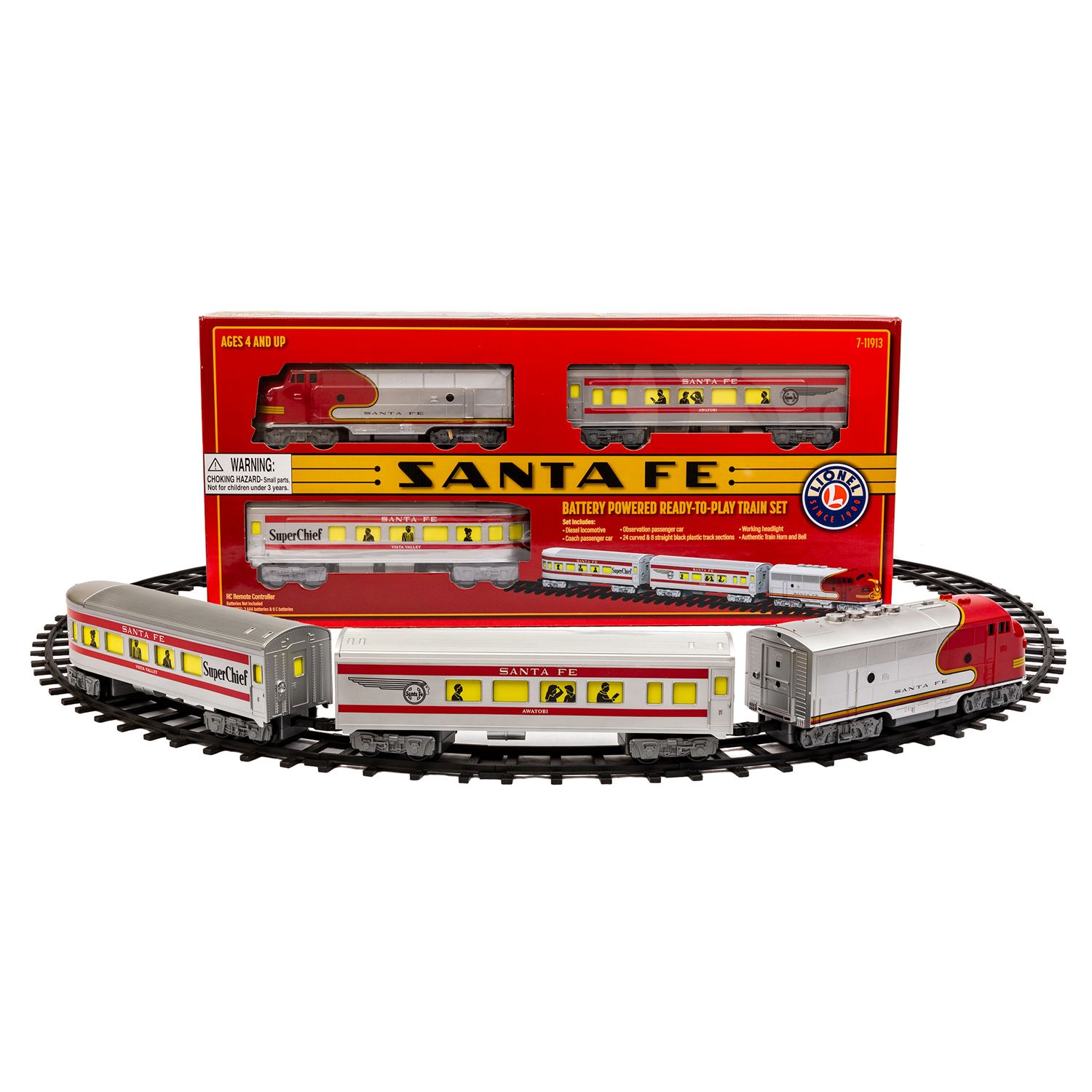 santa fe 3500 train set