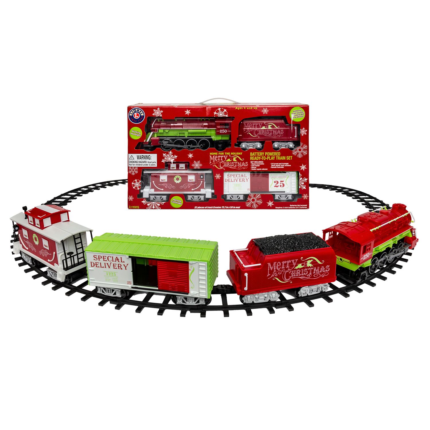 large train set