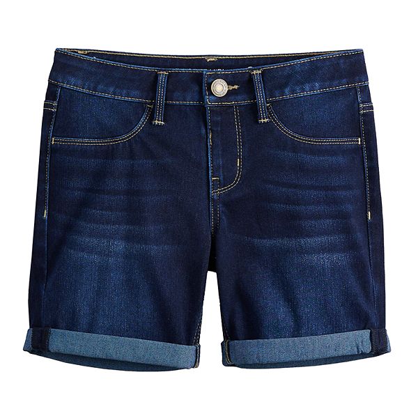 Girls 7-16 & Plus Size SO Cuffed Midi Jean Shorts