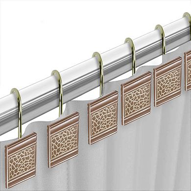 Sinatra 12-Pack Shower Curtain Hooks