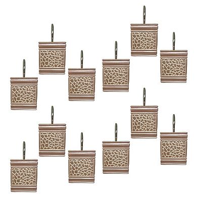 Sinatra 12-Pack Shower Curtain Hooks
