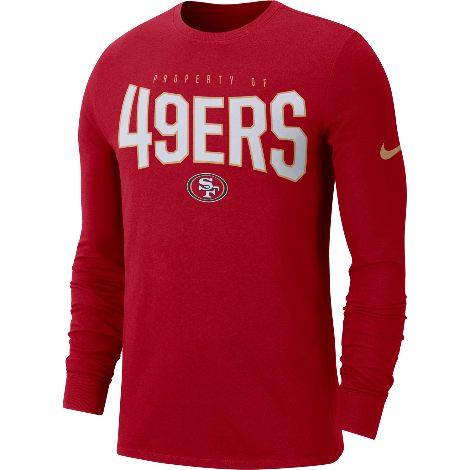 49ers long sleeve jersey