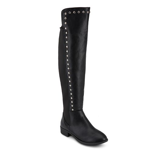 Olivia Miller Fairbank Women's Studded Over-The-Knee Boots