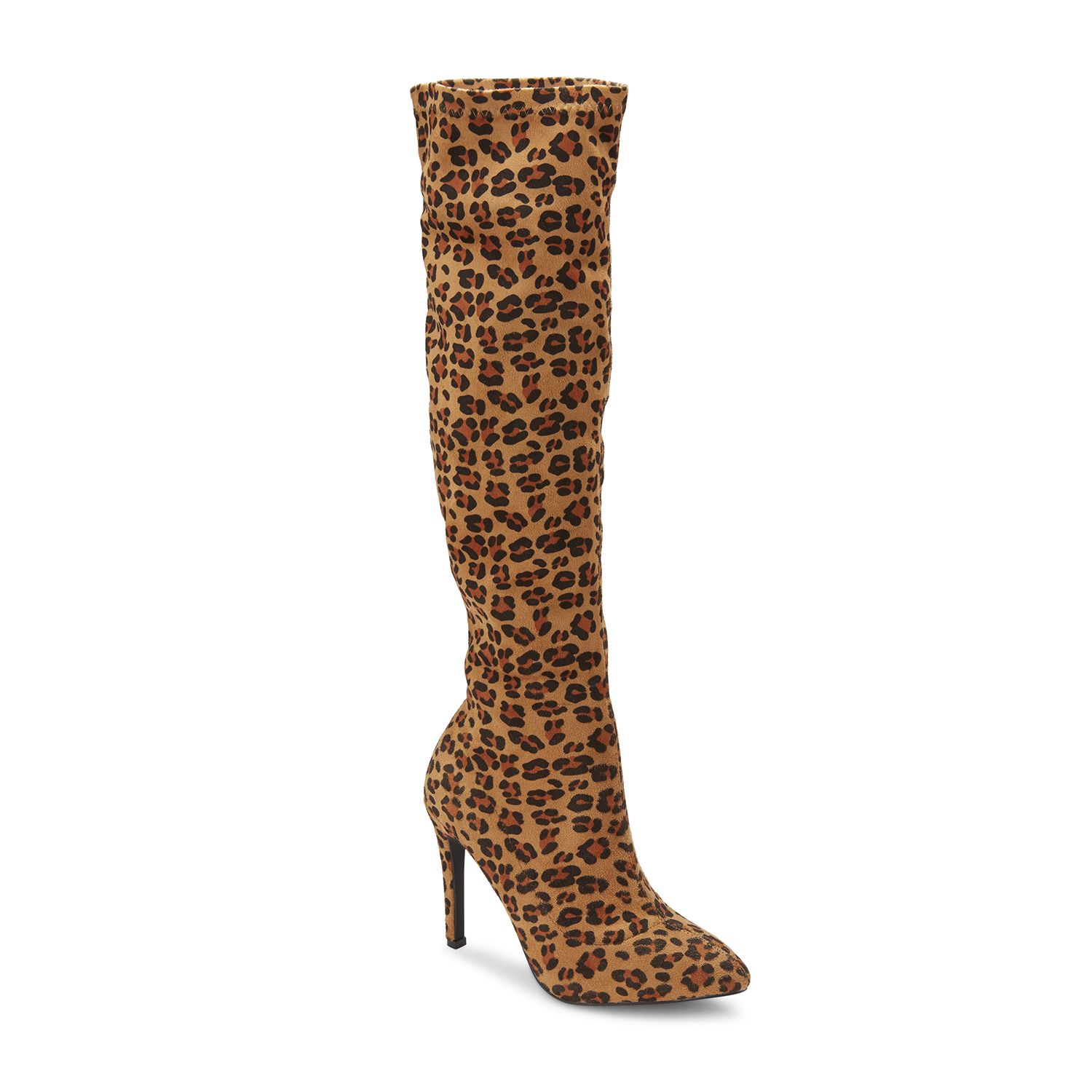 high leopard boots