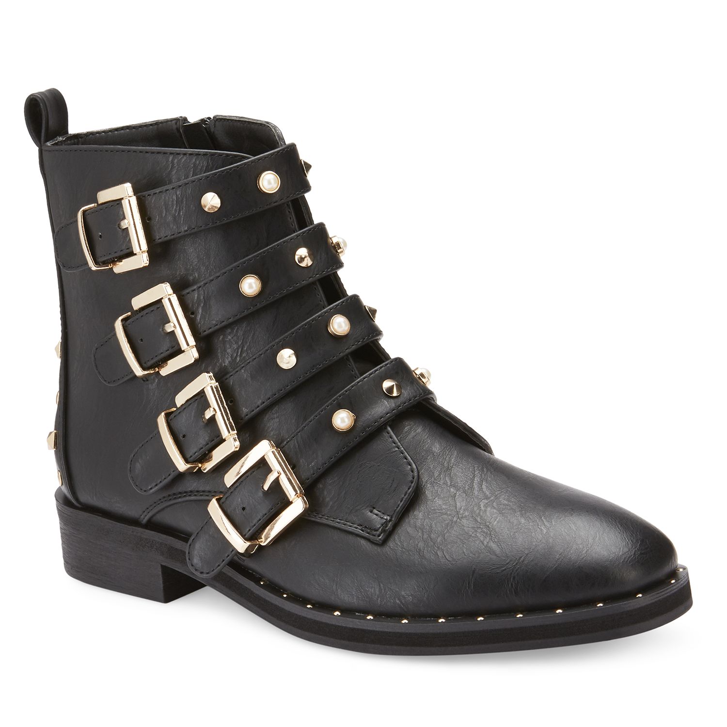 ankle boots with buckles womens