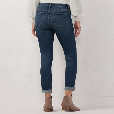 Women's LC Lauren Conrad Feel Good Cuffed Midrise Skinny Ankle Jeans