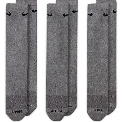 nike 3 pack everyday plus lightweight crew socks