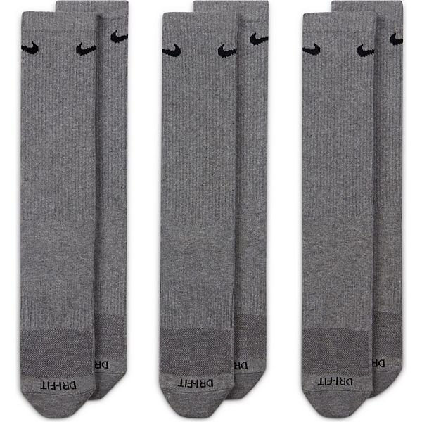 Men's Nike 3pack Everyday Plus Lightweight Crew Socks