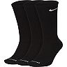 nike 3 pack everyday plus lightweight crew socks