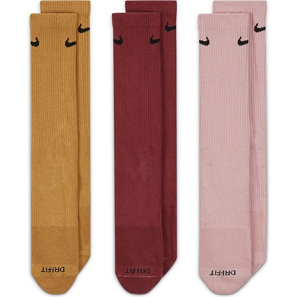nike 3 pack everyday plus lightweight crew socks
