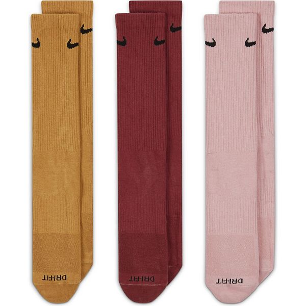 Men's Nike 3-pack Everyday Plus Lightweight Crew Socks