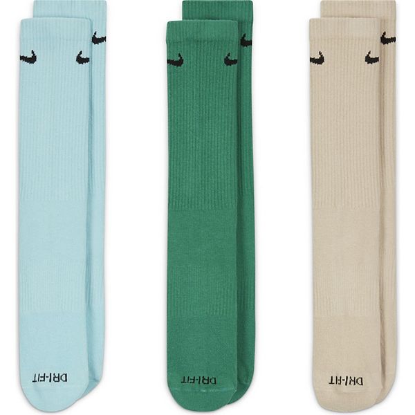 nike 3 pack everyday plus lightweight crew socks