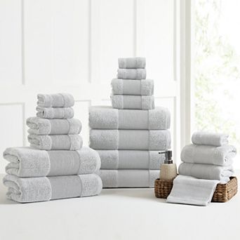 Amrapur Air Cloud 18 pc Bath Towel Set