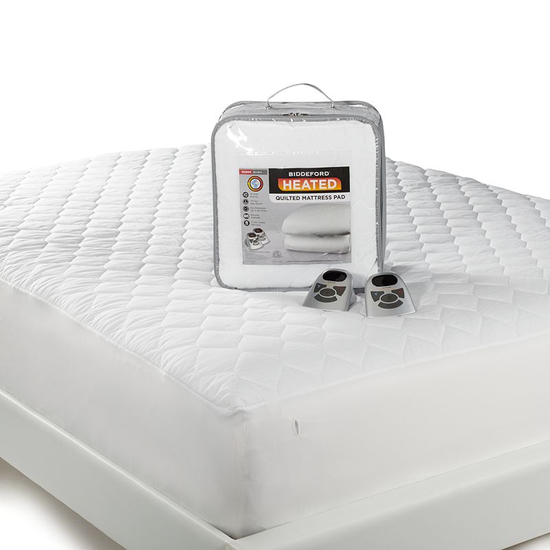 91938269 Biddeford Quilted Heated Electric Mattress Pad, Wh sku 91938269