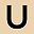 Gold Tone U