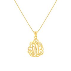 Kohl's sterling silver deals initial necklace