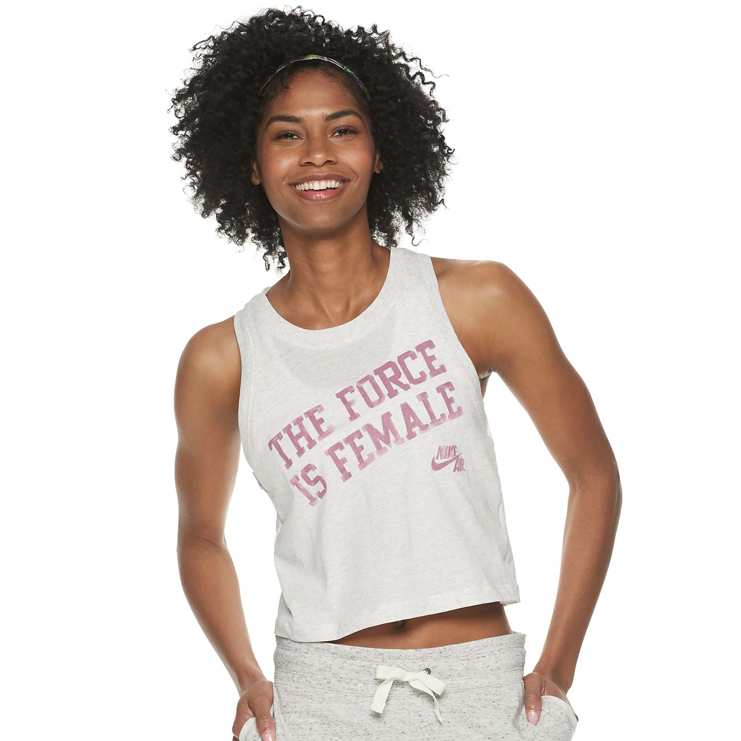 the force is female shirt nike