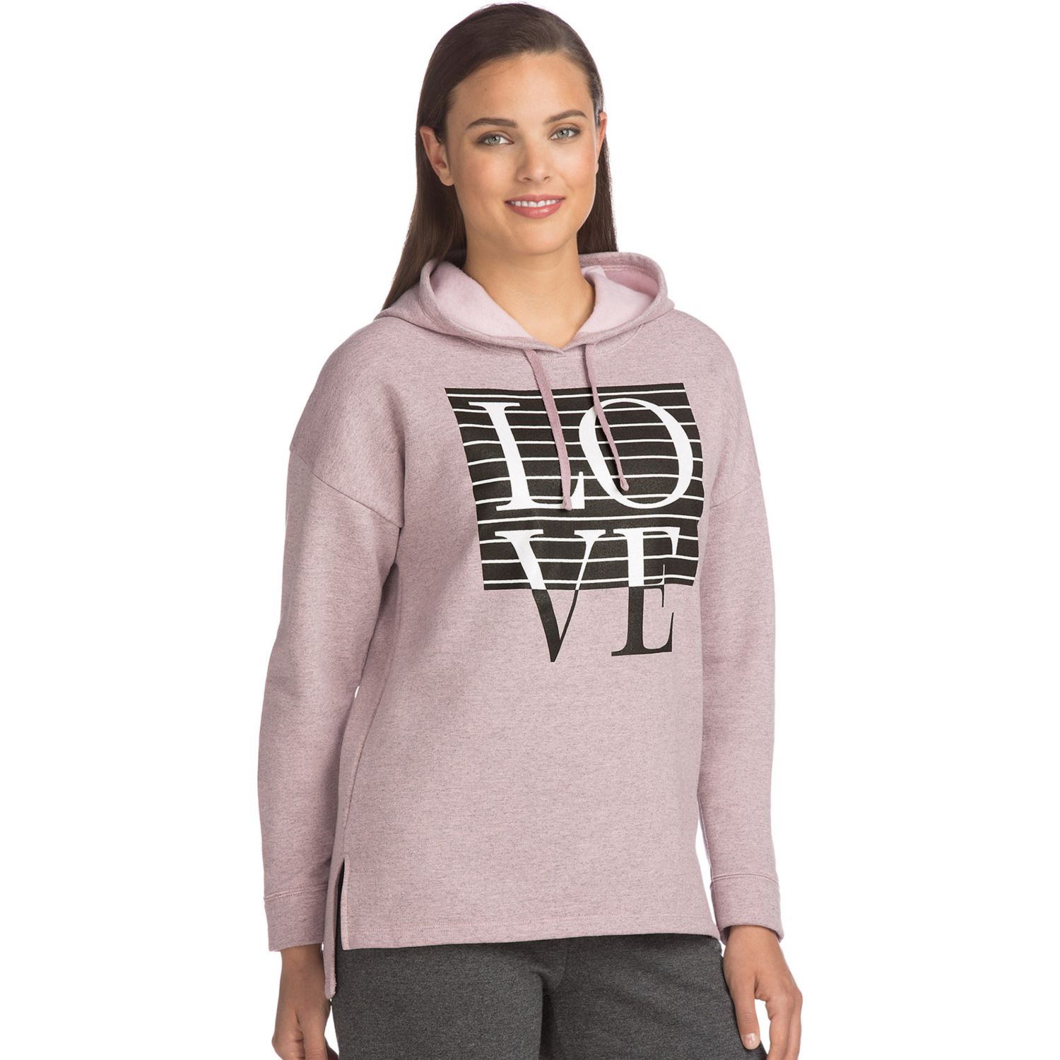 hanes women's slub jersey hoodie