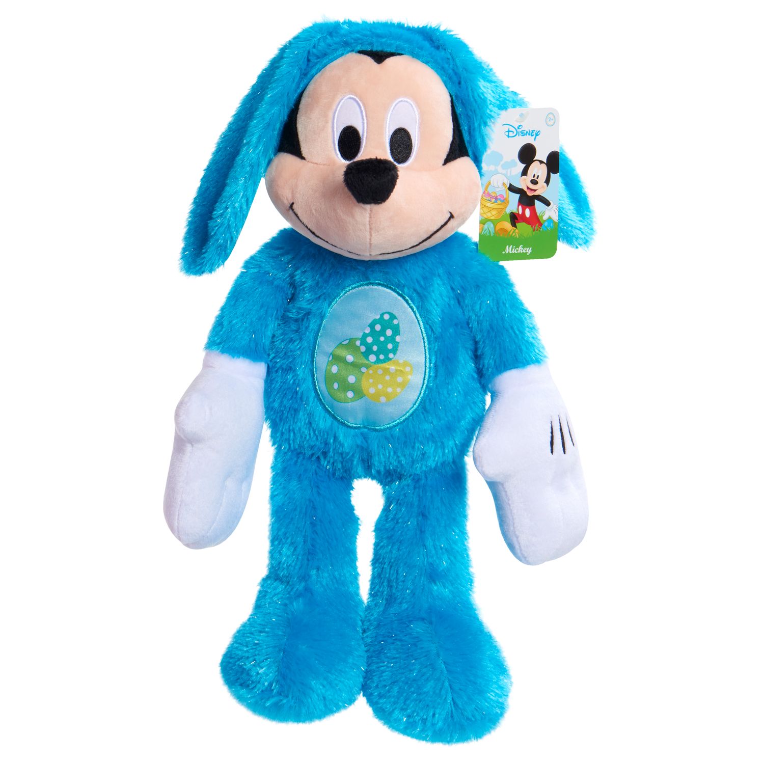 baby blue mickey mouse plush toy