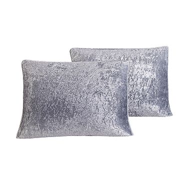 Geneva Bradshaw Velvet Ombre Comforter Set with Shams