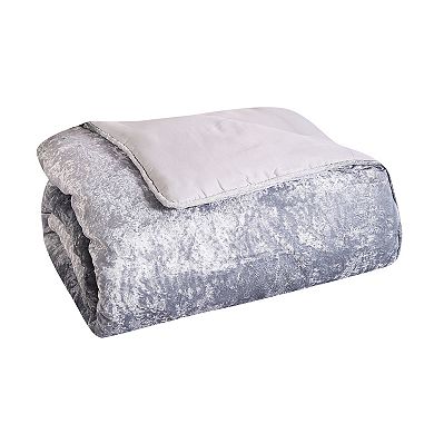 Geneva Bradshaw Velvet Ombre Comforter Set with Shams
