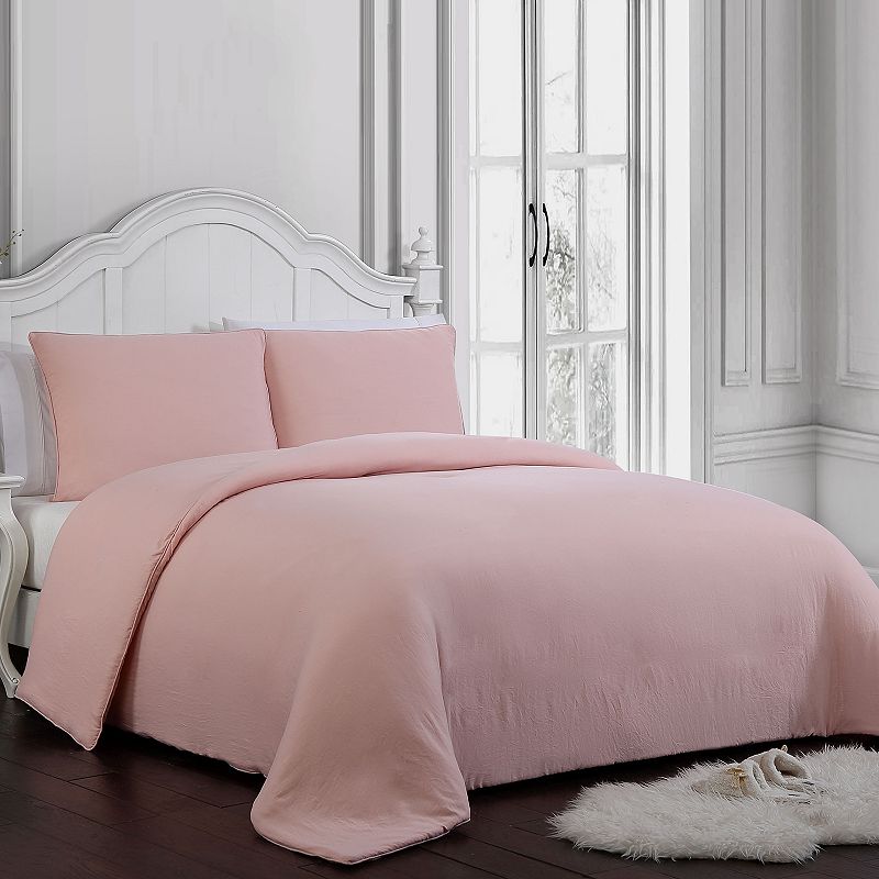 37288448 Gweneth 3-piece Super Soft Comforter Set, Pink, Ki sku 37288448