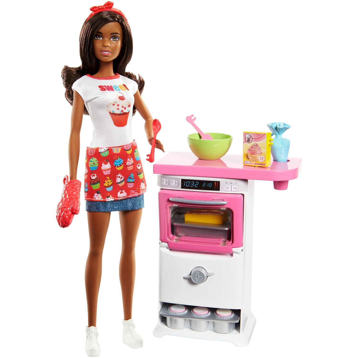 barbie pizza chef playset