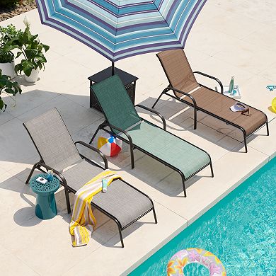 Sonoma Goods For Life™ Coronado Patio Stacking Chaise Lounge Chair