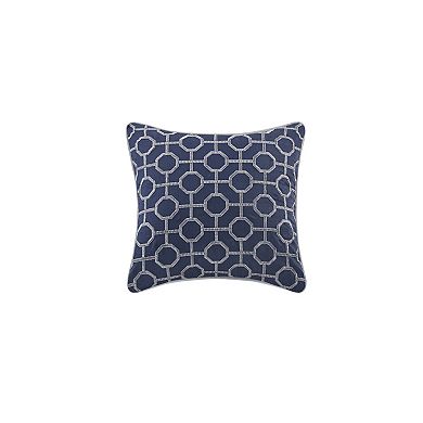 Madison Park Christian 4-piece Jacquard Quilt Set with Shams and Decorative Pillows