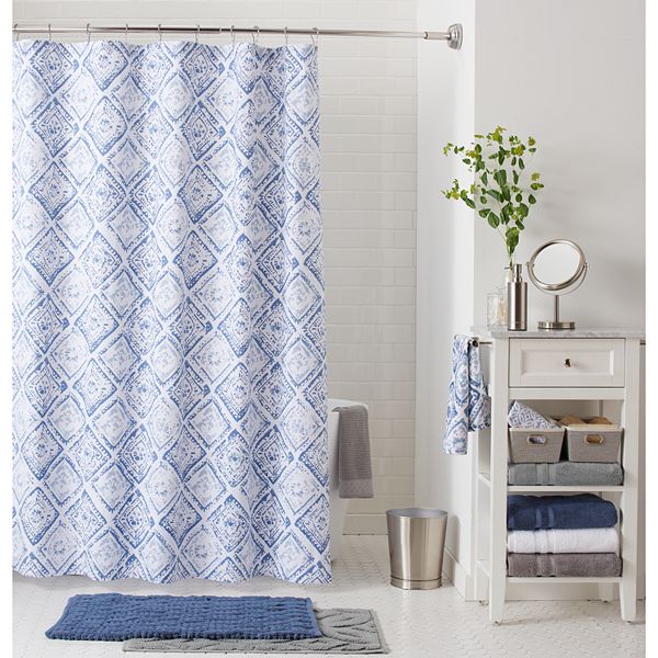 Sonoma Goods For Life™ Tile Print Shower Curtain