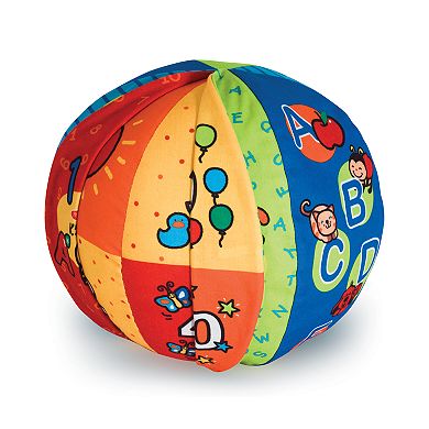 Melissa & Doug K&rsquo;s Kids 2-in-1 Talking Ball and Take-Along Farm Play Mat