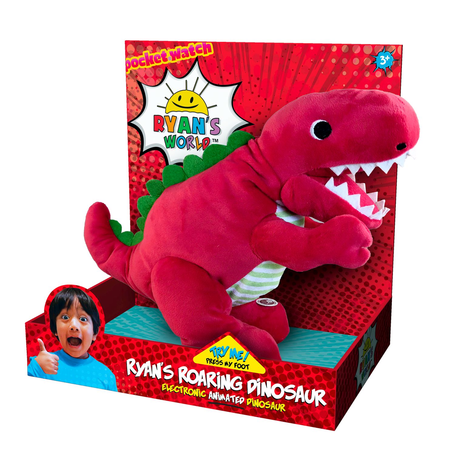 Ryan's world on sale electronic dinosaur