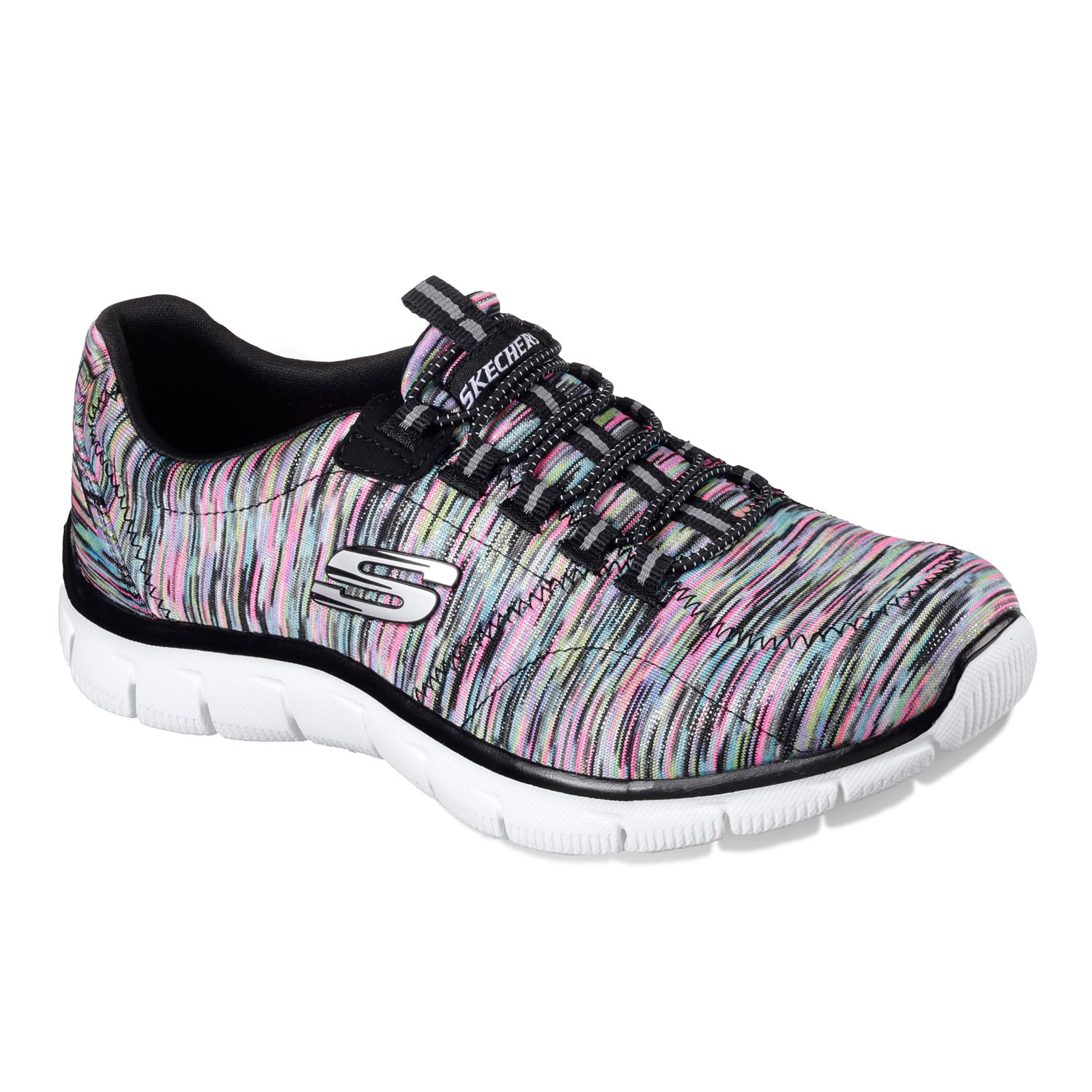 skechers bungee slip on sneakers zen